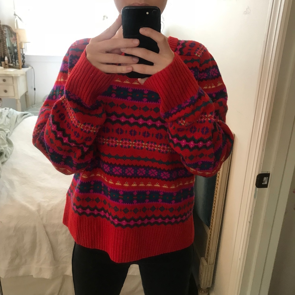 J. Crew Sweater and Hat Bundle